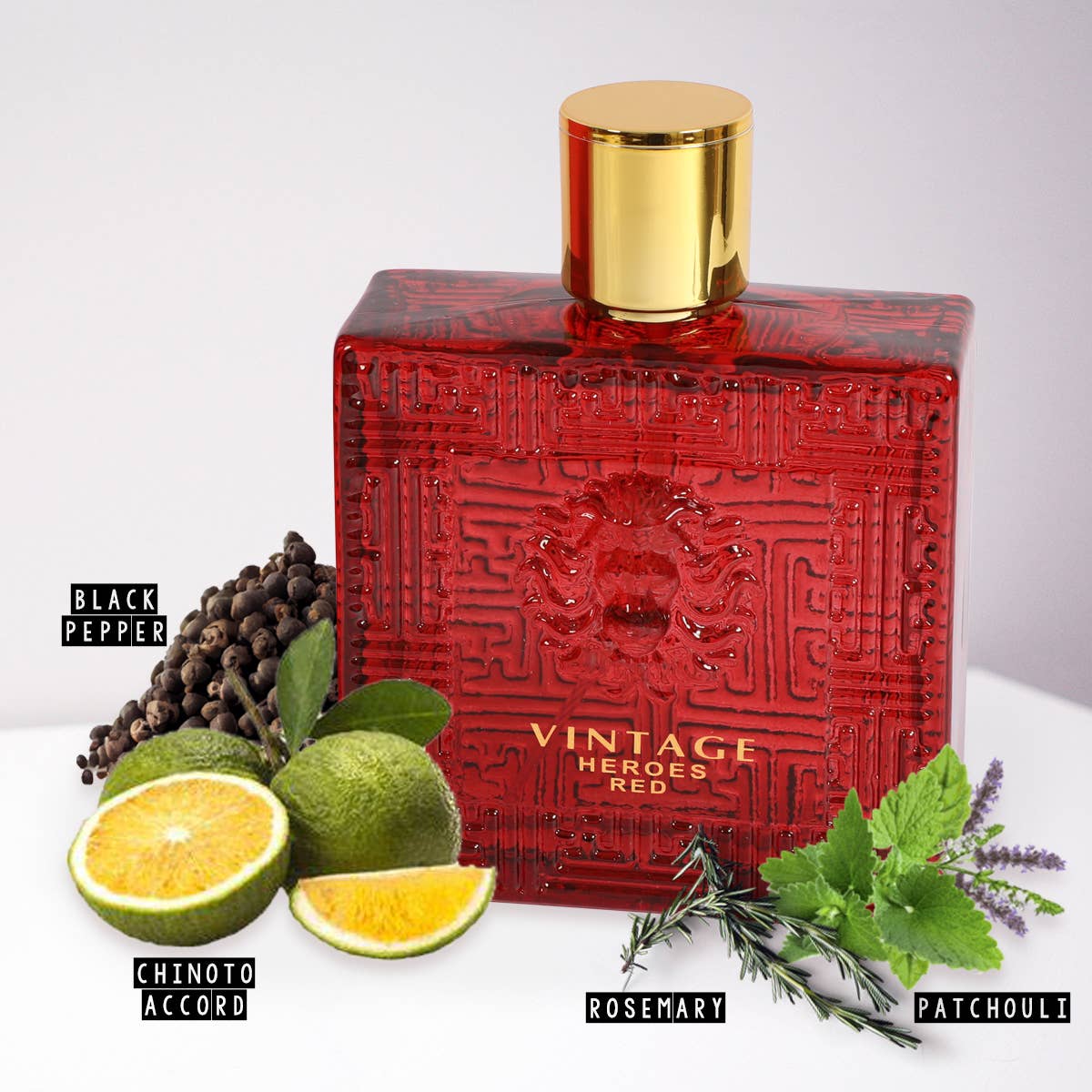 Vintage Heroes Red Perfume for Men 100ml