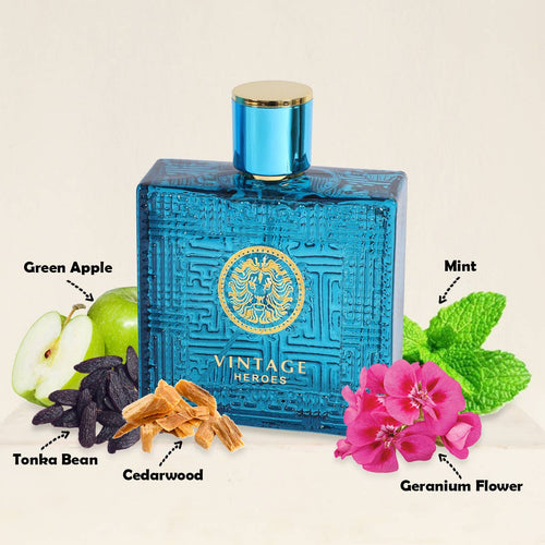 Vintage Heroes Spray Cologne Eau de Parfum For Men